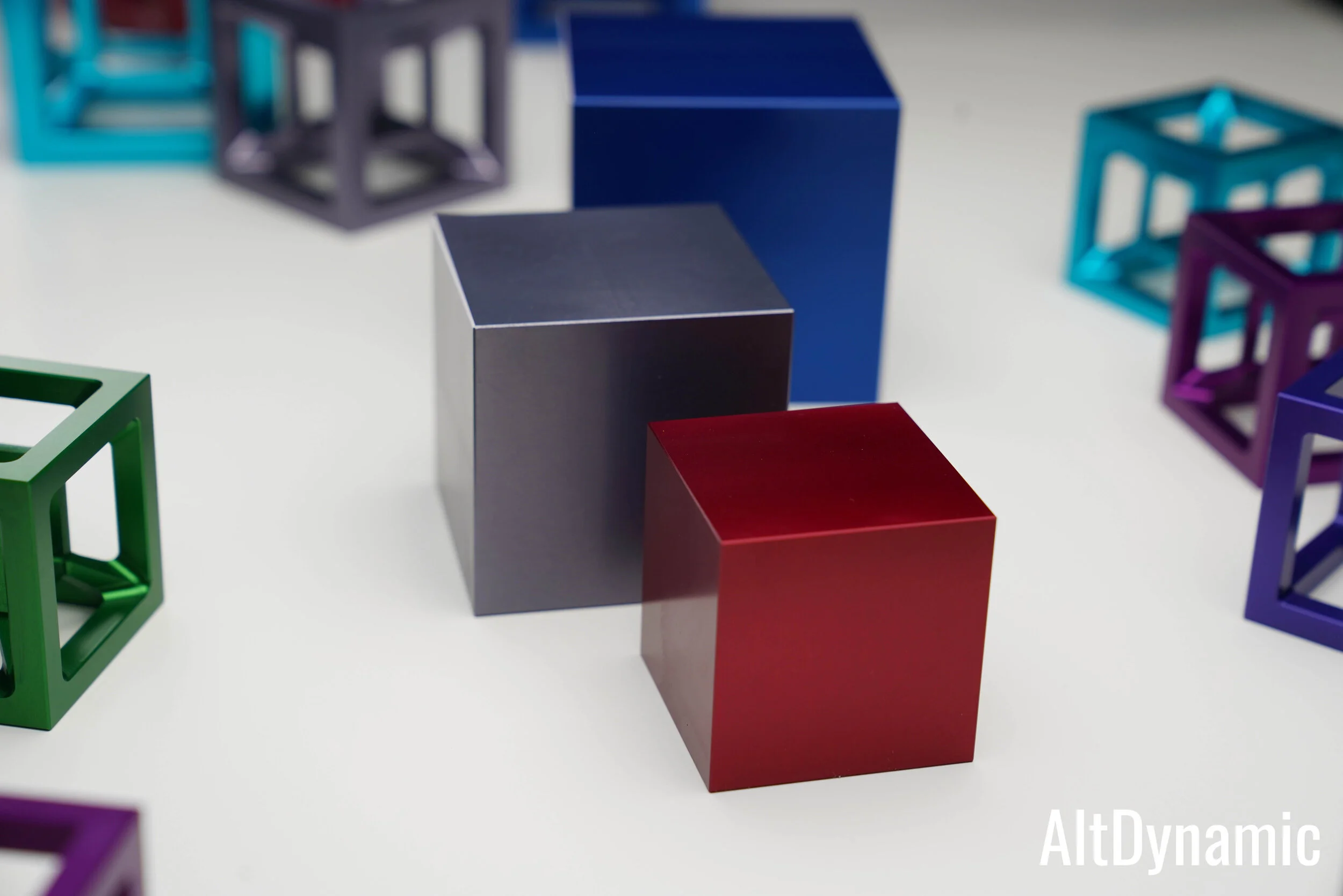 Machined Solid Cube — AltDynamic